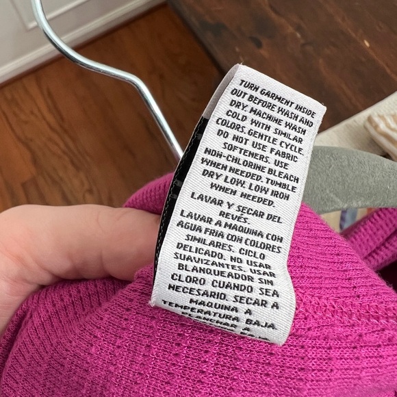 Wild Fox Wildfox Purple Pink Sweater Size Large - Picture 6 of 6